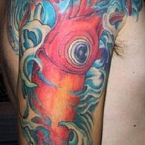 Jared Kibele's Architeuthis tattoo (2 of 2)