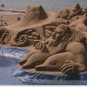 Octopus Sand Castle (2 of 3)