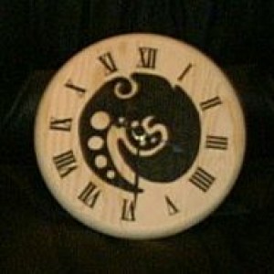 Tintenfisch's Koru on Tigerkatze's old clock
