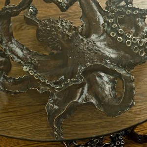 Bronze octopus coffee table