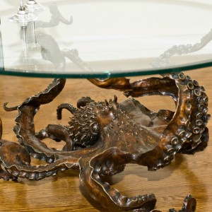 Bronze octopus coffee table II