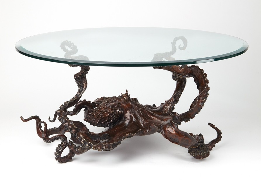 Bronze octopus coffee table forsale