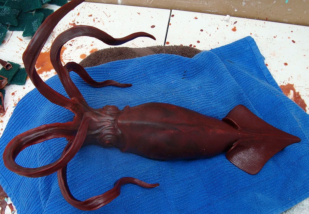 New small giant squid bronze in the works